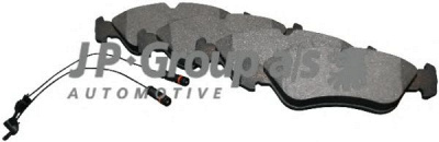 JP GROUP 1163705510 -  Комплект тормозных колодок, дисковый тормоз